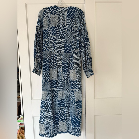 Matta Jade Patchwork Dress in Natural Indigo size XS - Picture 9 of 9